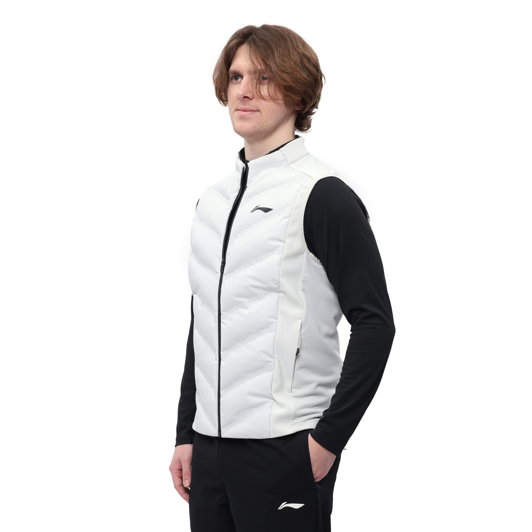 AMMW005-2 Жилет Jogging зеленый